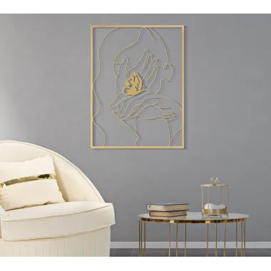 Panel Żelazny HANDS ON FACE 60x1x80 cm